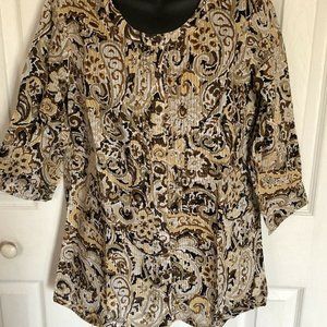 Liz Claiborne Womens Button Blouse Size Small New
